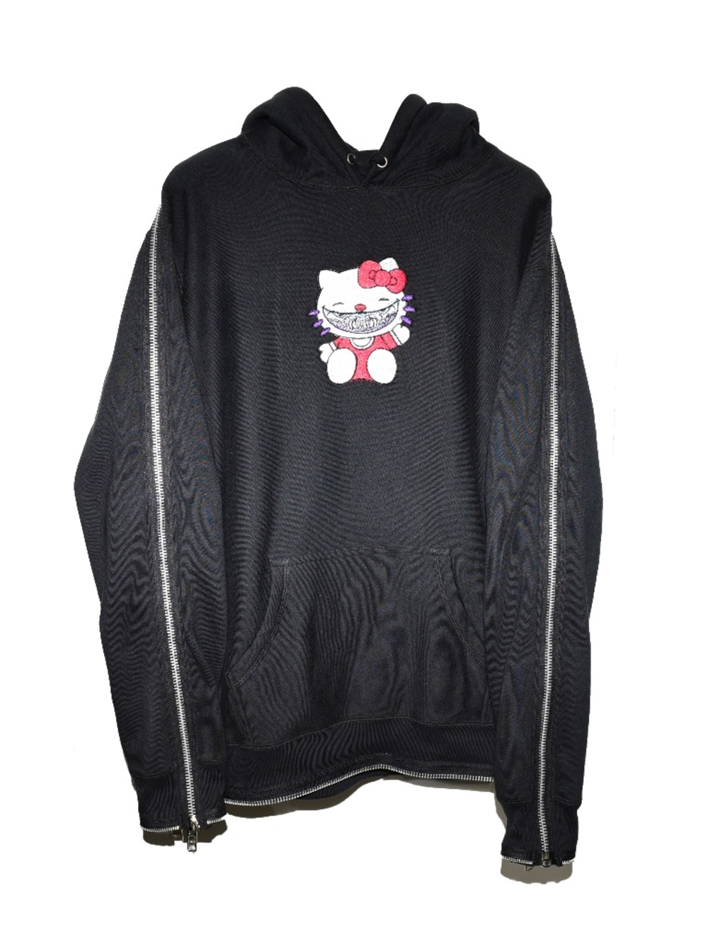 Zipper Android Kitty Bondage Hoodie